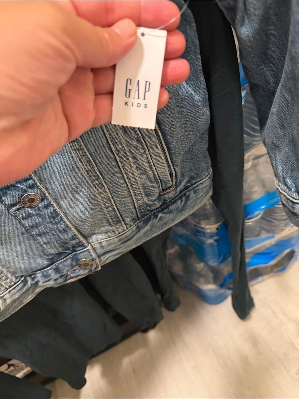 GAP Light Blue Kids Denim Jean Jacket